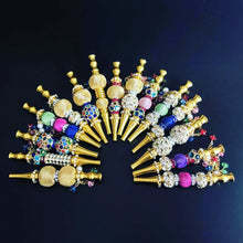 Load image into Gallery viewer, Gold Hookah Tip/Holder